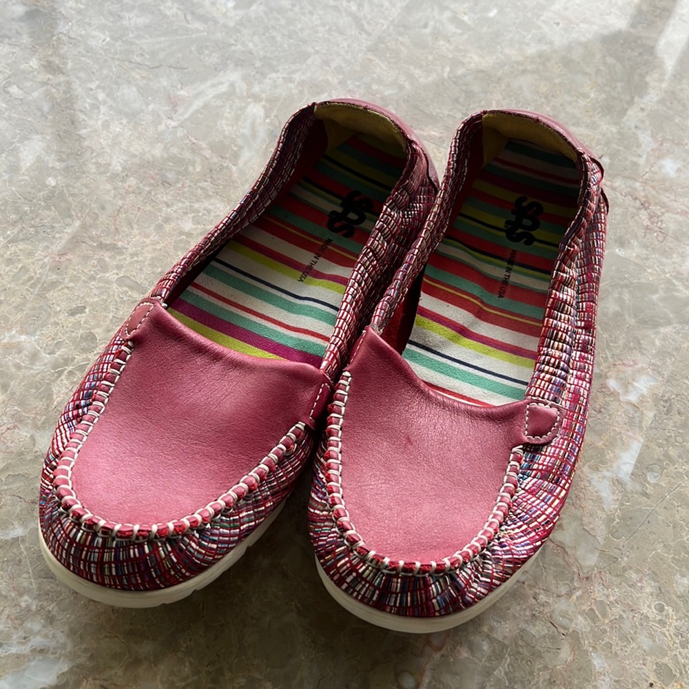 Red SAS women’s slip on loafers